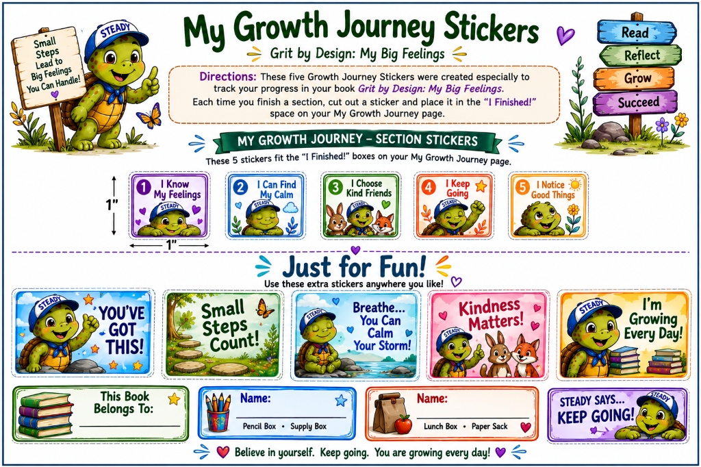 My Growth Journey Sticker Sheet
