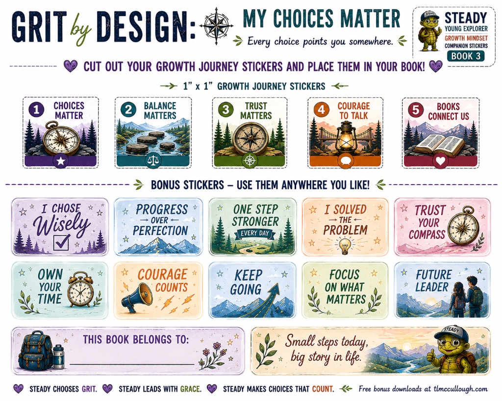 My Growth Journey Sticker Sheet