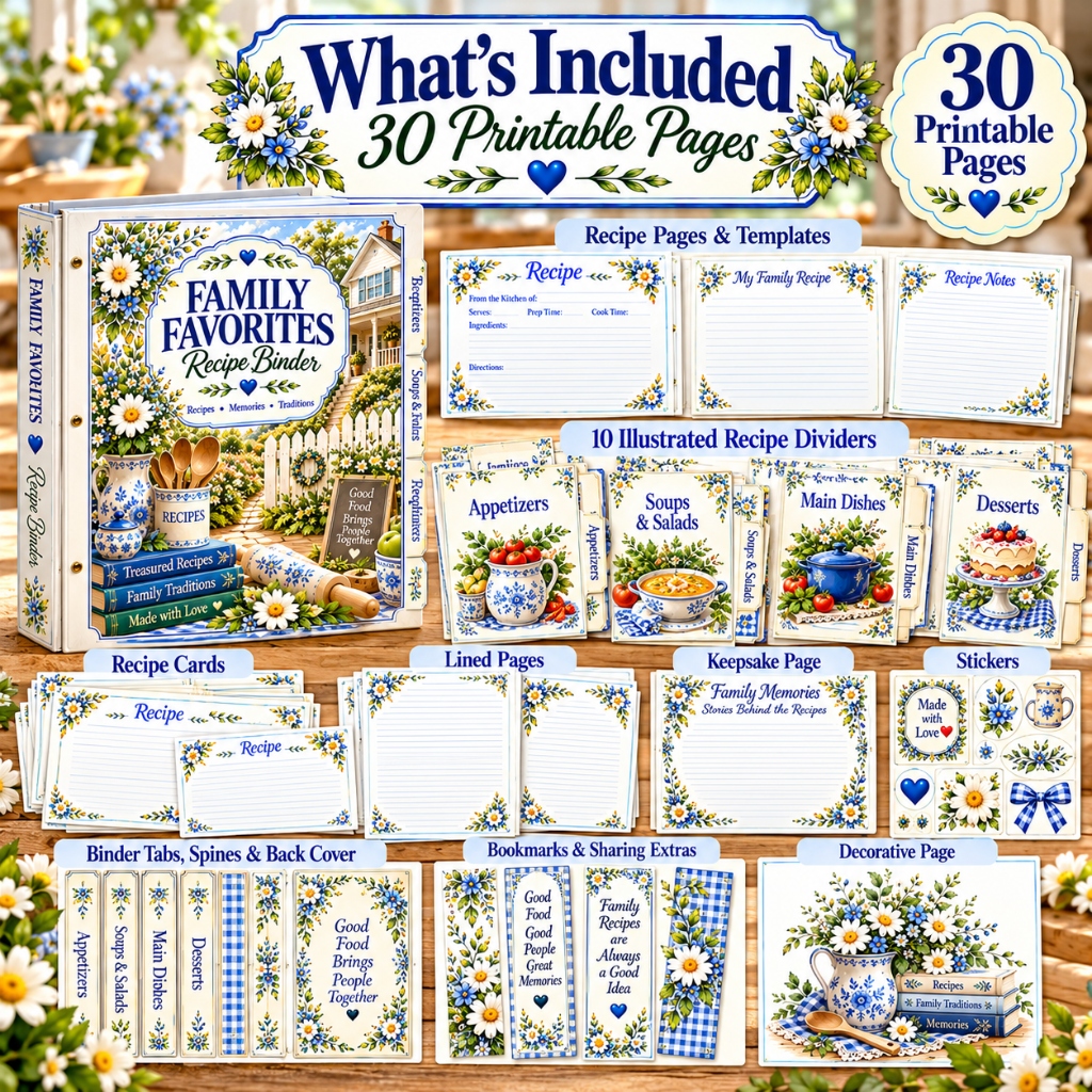 30 Printable Pages Layout