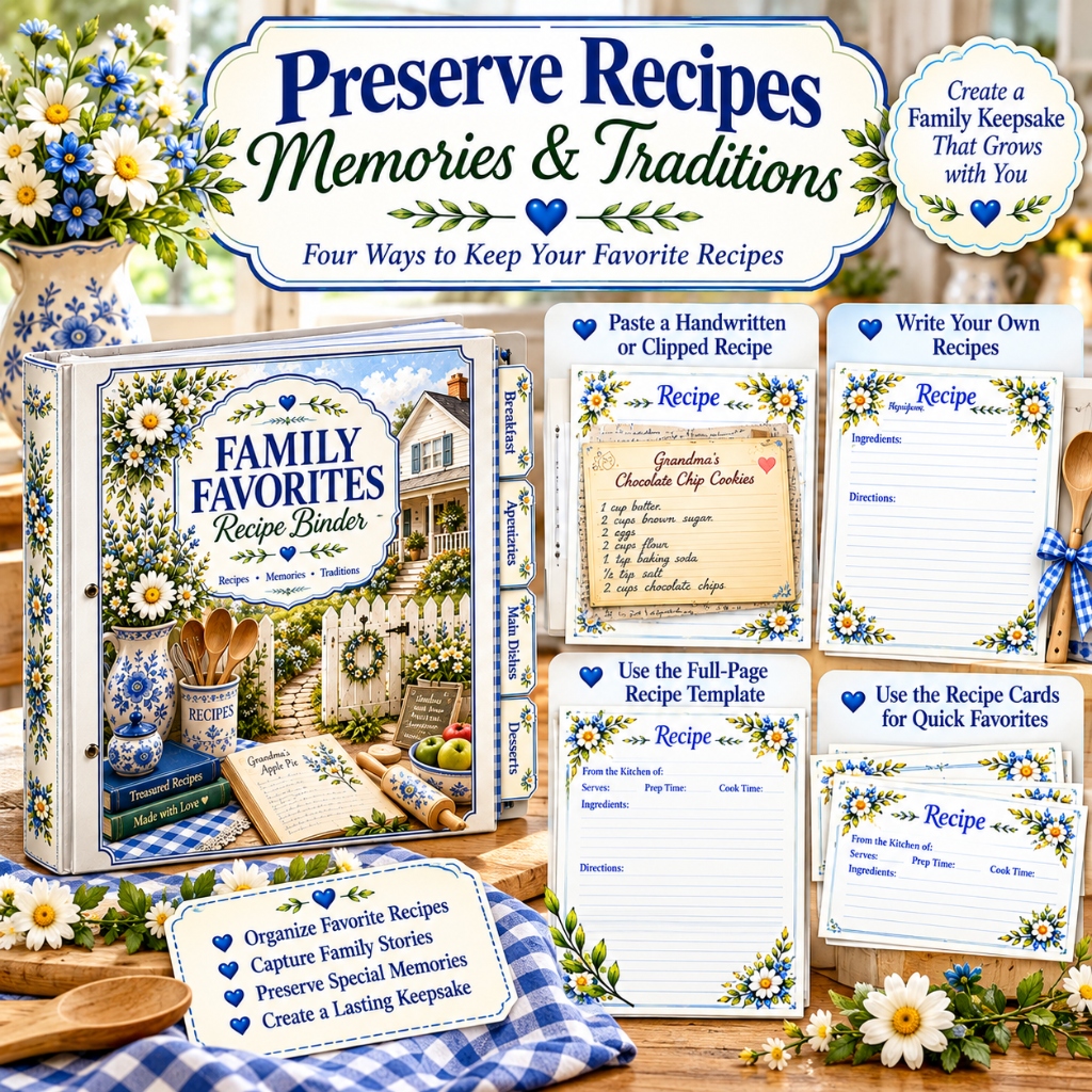 Four Ways to Preserve Recipes